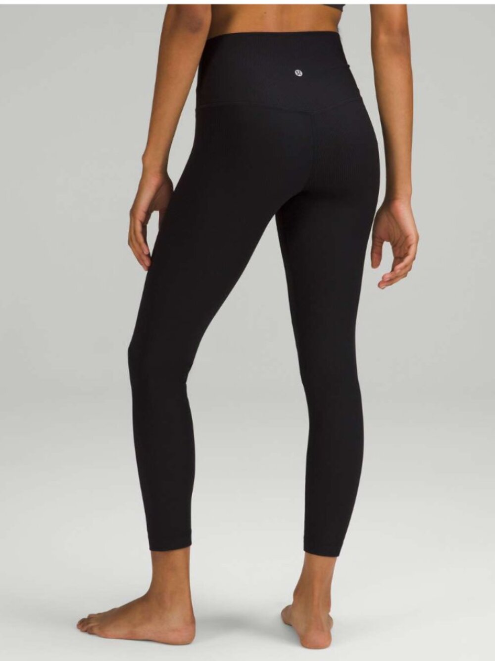 Lululemon Align Ribbed High-Rise Pant 25" Black Size 10